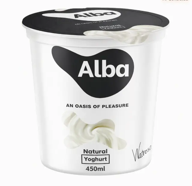 Alba Natural Yoghurt 450Ml